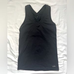 Sports V-neck Tank Top | XS | Black